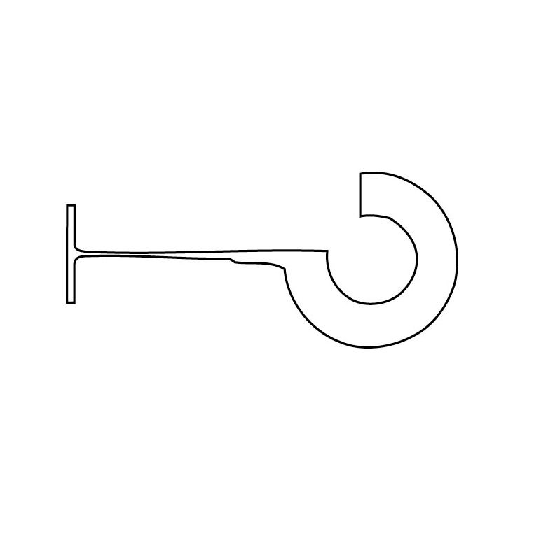Plasthemper med Krok 25 mm – J-krok til Standard Festepistol (5000 stk)
